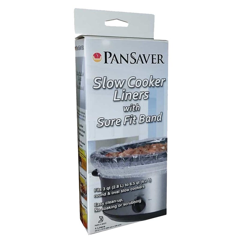 PanSaver 12 Pack Disposable Slow Cooker Liners Crockpot Liners Small Quart Cookers Liners with a Sure Fit Band - NSF approved, KOFK Certified Kosher - Image 3